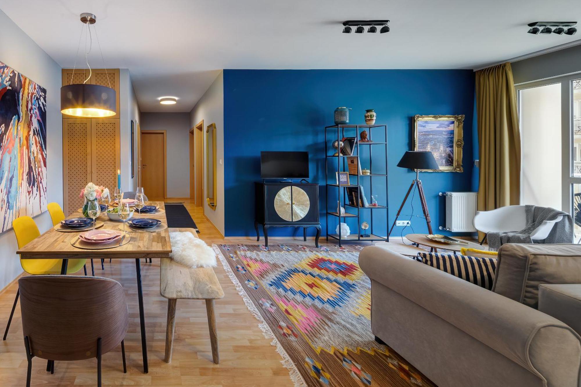 Stylish And Colorful With Balcony Apartament Budapeszt